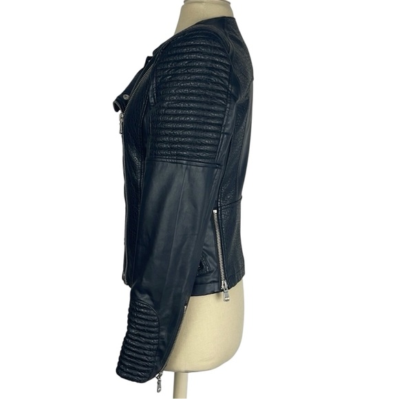 Raisin D’etre Faux Leather Moto Jacket - Picture 5 of 8
